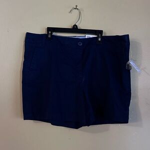 Crown & Ivy Dark Blue Women's Bermudas